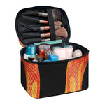 Amel Motley Corn Snake Print Travel Makeup Bag