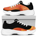 Amel Motley Corn Snake Print White Chunky Shoes