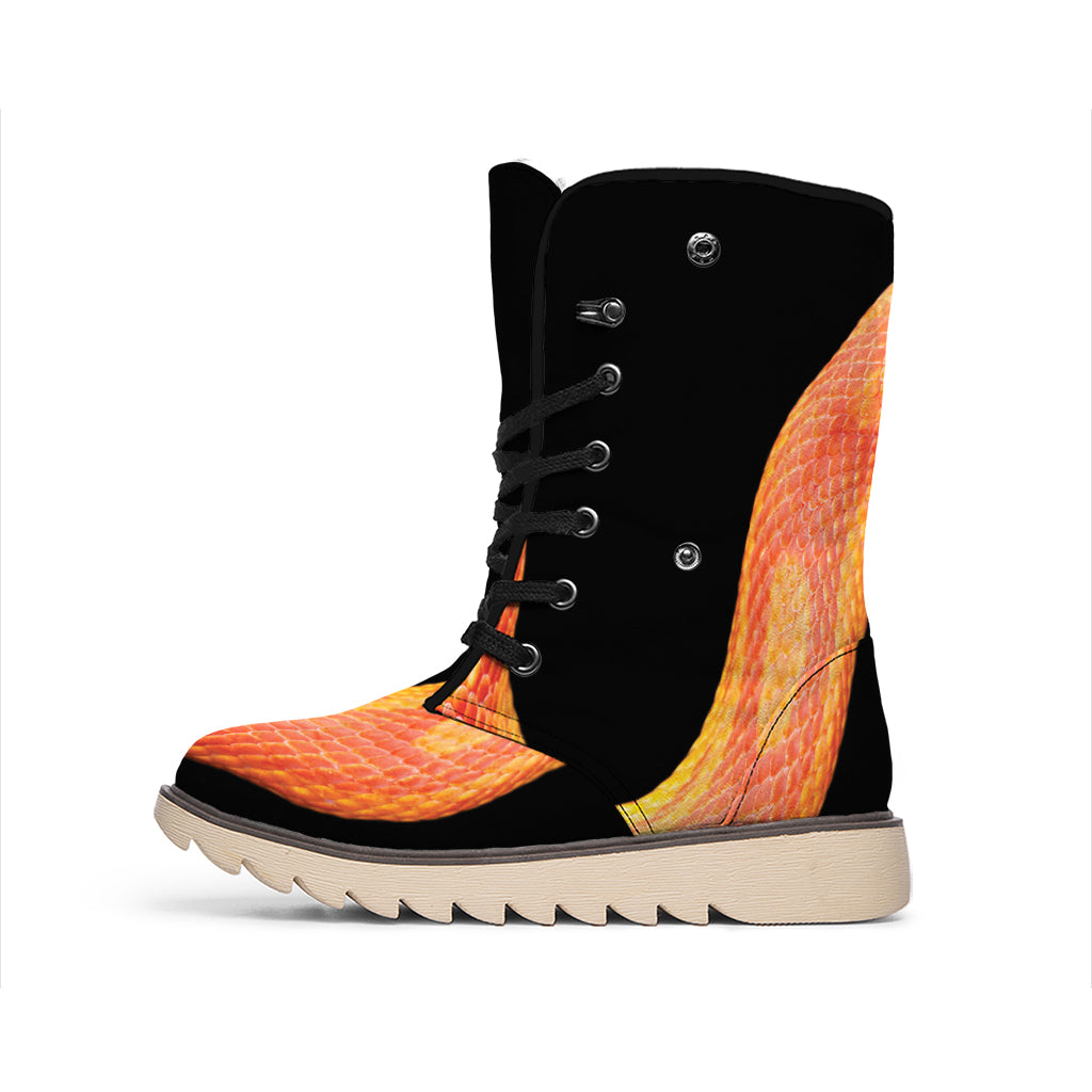 Amel Motley Corn Snake Print Winter Boots