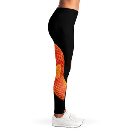 Amel Motley Corn Snake Print Women's Leggings