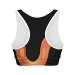 Amel Motley Corn Snake Print Women's Sports Bra