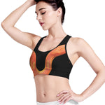 Amel Motley Corn Snake Print Women's Sports Bra
