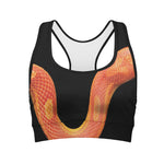 Amel Motley Corn Snake Print Women's Sports Bra