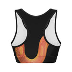 Amel Motley Corn Snake Print Women's Sports Bra