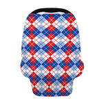 American Argyle Pattern Print Baby Seat Cover