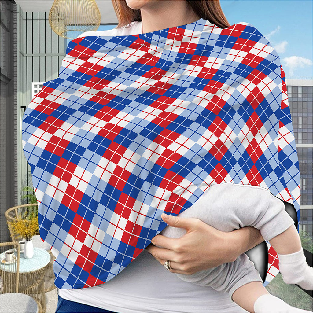 American Argyle Pattern Print Baby Seat Cover