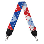 American Argyle Pattern Print Bag Strap