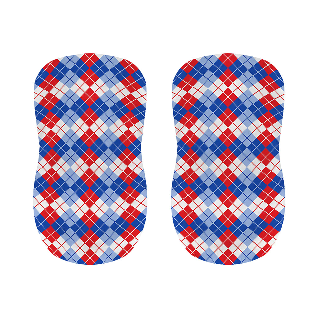 American Argyle Pattern Print Bar Stool Covers