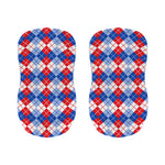 American Argyle Pattern Print Bar Stool Covers