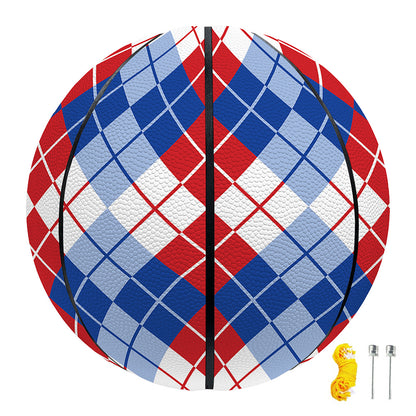American Argyle Pattern Print Basketball