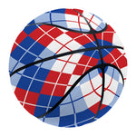 American Argyle Pattern Print Basketball