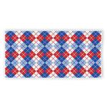 American Argyle Pattern Print Beach Towel
