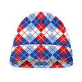 American Argyle Pattern Print Beanie