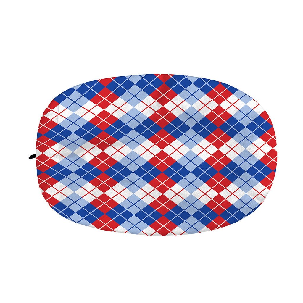 American Argyle Pattern Print Car Side Mirror Covers