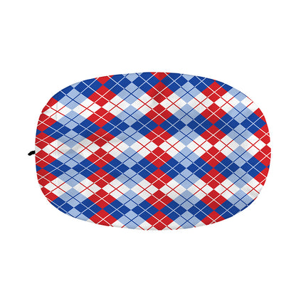 American Argyle Pattern Print Car Side Mirror Covers