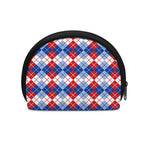 American Argyle Pattern Print Coin Purse