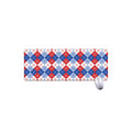 American Argyle Pattern Print Extended Mouse Pad