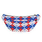 American Argyle Pattern Print Fanny Pack