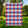 American Argyle Pattern Print Garden Flag