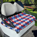 American Argyle Pattern Print Golf Cart Seat Cover