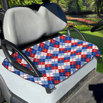 American Argyle Pattern Print Golf Cart Seat Cover