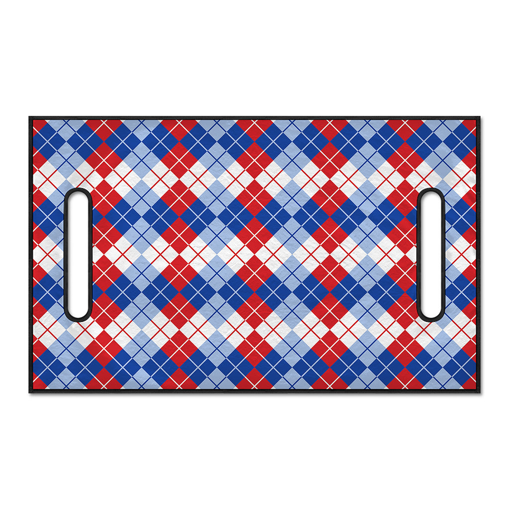 American Argyle Pattern Print Golf Cart Seat Cover