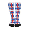 American Argyle Pattern Print Long Socks