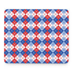 American Argyle Pattern Print Mouse Pad