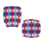 American Argyle Pattern Print Office Chair Cover