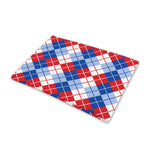 American Argyle Pattern Print Pet Cooling Mat Cover