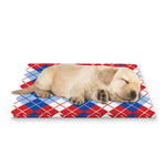 American Argyle Pattern Print Pet Cooling Mat Cover