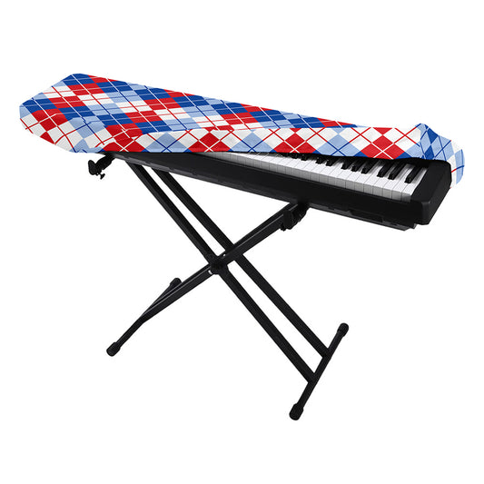 American Argyle Pattern Print Piano Keyboard Cover