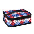 American Argyle Pattern Print Small Lunch Bag