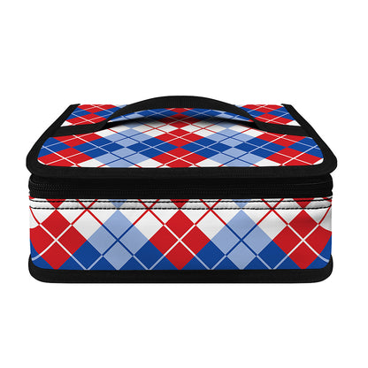American Argyle Pattern Print Small Lunch Bag