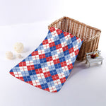 American Argyle Pattern Print Towel