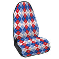 American Argyle Pattern Print Waterproof Car Seat Cover