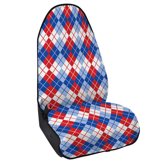 American Argyle Pattern Print Waterproof Car Seat Cover
