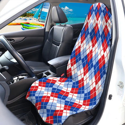 American Argyle Pattern Print Waterproof Car Seat Cover