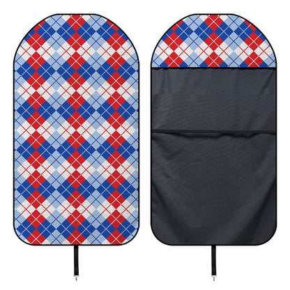 American Argyle Pattern Print Waterproof Car Seat Cover