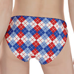 American Argyle Pattern Print Women's Panties