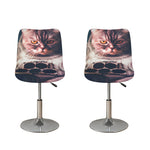 American Astronaut Cat Print Bar Stool Covers