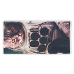 American Astronaut Cat Print Beach Towel