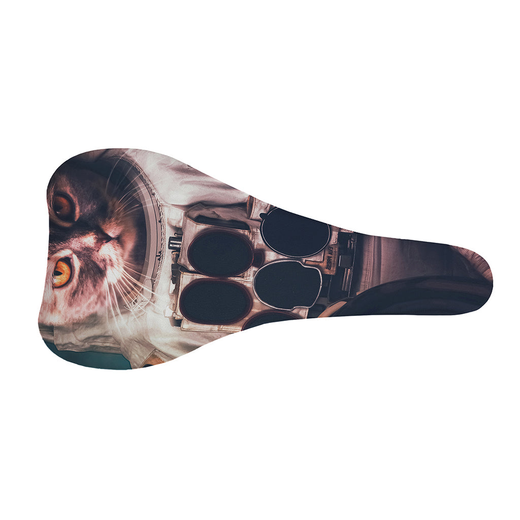 American Astronaut Cat Print Bicycle Seat Cover