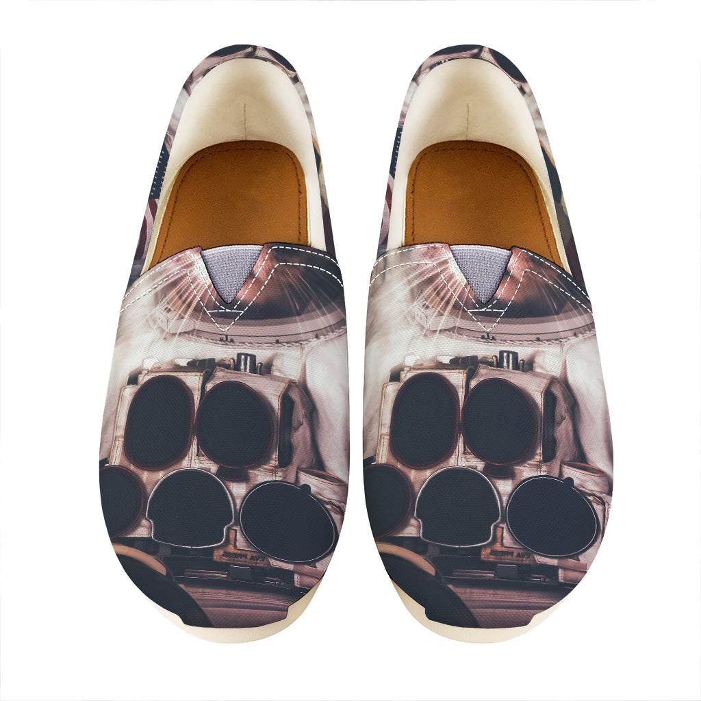 American Astronaut Cat Print Casual Shoes