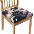 American Astronaut Cat Print Chair Cushion Cover