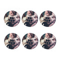American Astronaut Cat Print Coaster Set