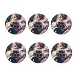American Astronaut Cat Print Coaster Set
