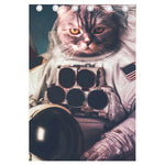 American Astronaut Cat Print Curtain