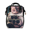 American Astronaut Cat Print Diaper Bag