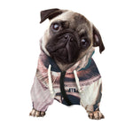 American Astronaut Cat Print Dog Zip Up Hoodie